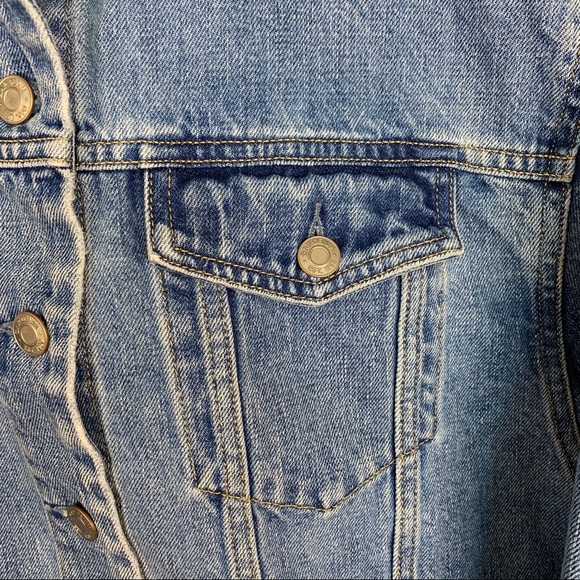 GAP oversized Dolman Denim Icon Jacket - Picture 7 of 9
